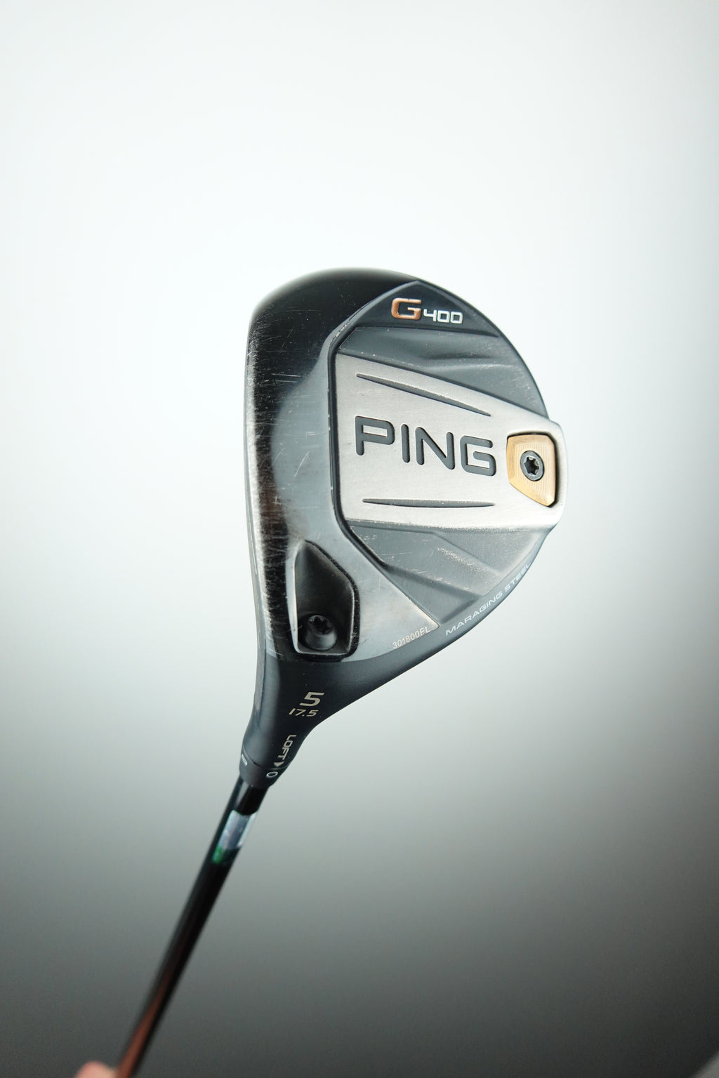 Used PING G400 5W Fairway Wood - 17.5 Degree - Extra Stiff Flex - Left Hand - Diamana 70X Shaft