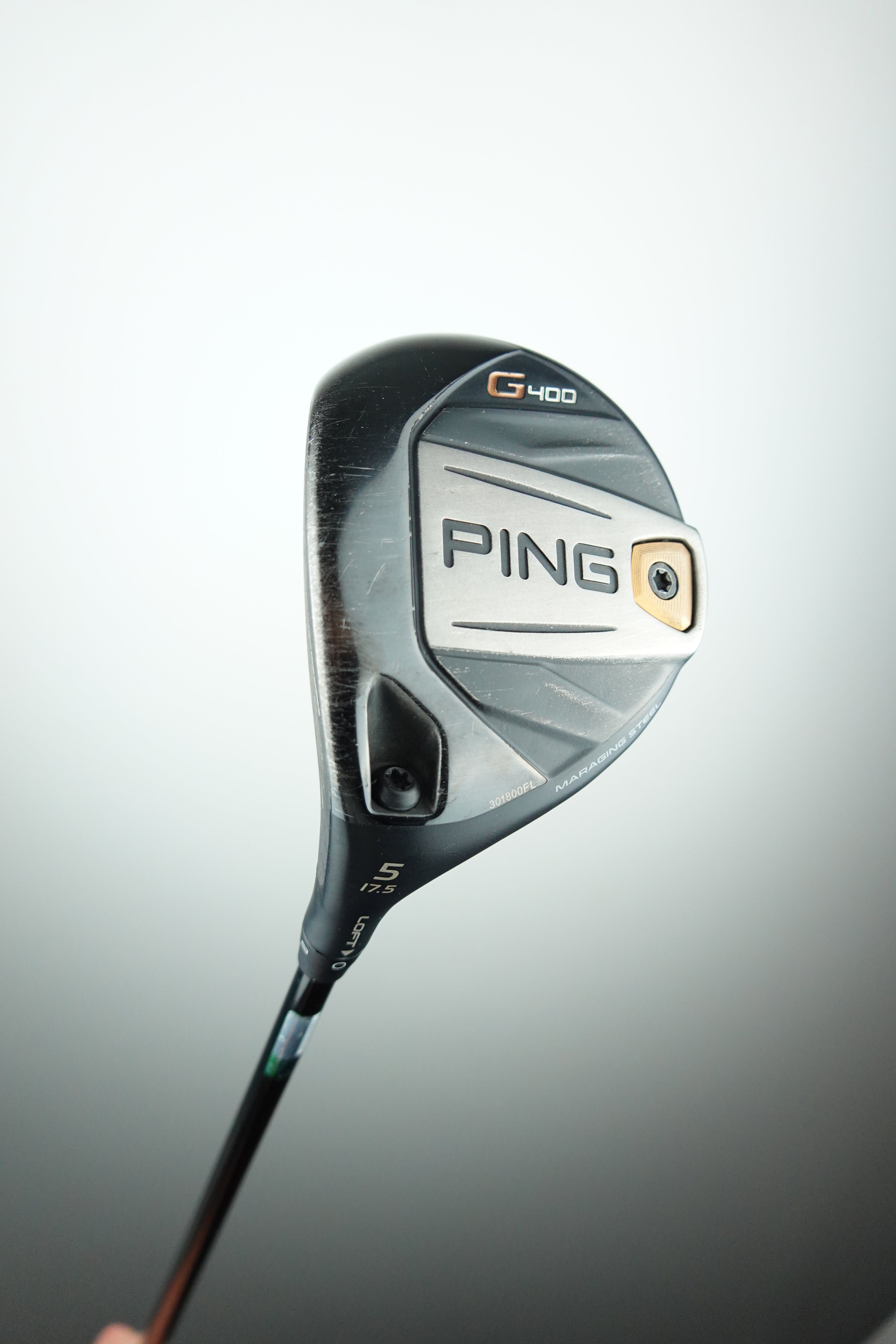 Used PING G400 5W Fairway Wood - 17.5 Degree - Extra Stiff Flex - Left Hand - Diamana 70X Shaft