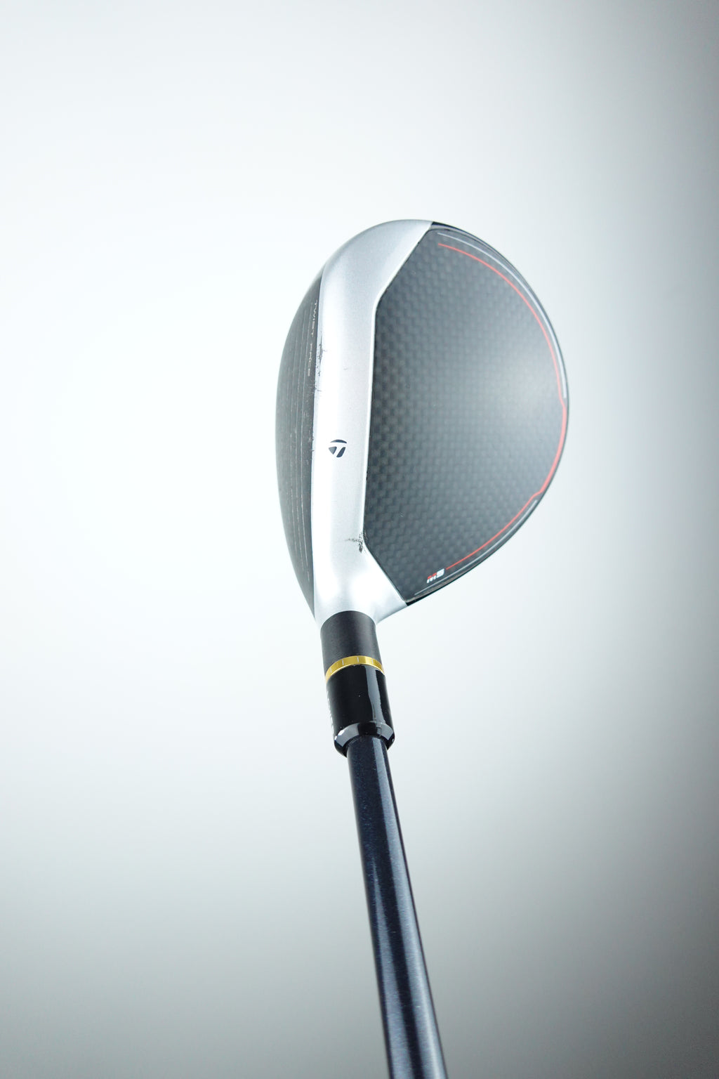Used Taylormade M5 Titanium 3W Fairway Wood - 15.0 Degree - Stiff Flex - Right Hand - Tour AD MJ-6S Shaft