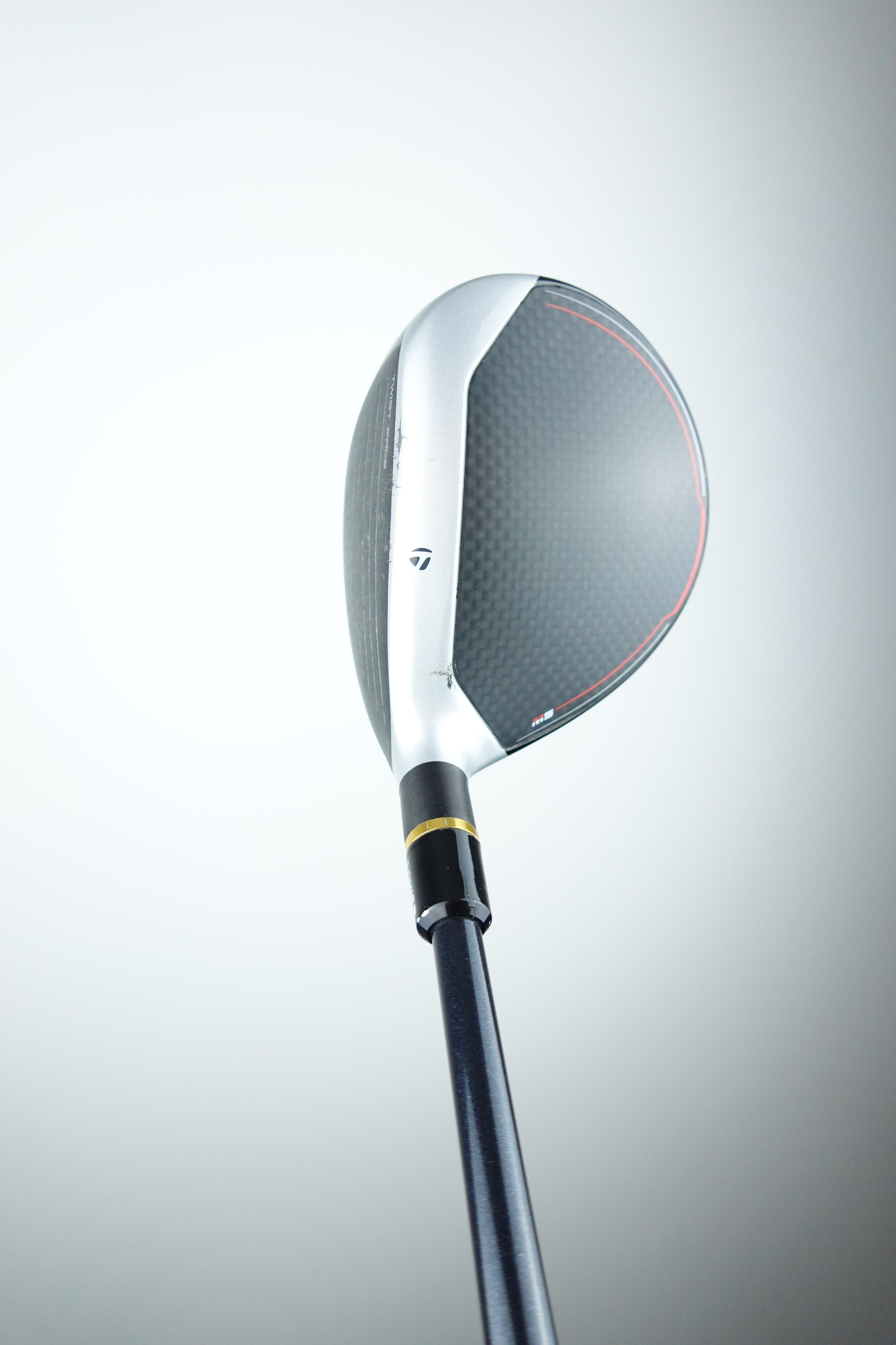 Used Taylormade M5 Titanium 3W Fairway Wood - 15.0 Degree - Stiff Flex - Right Hand - Tour AD MJ-6S Shaft