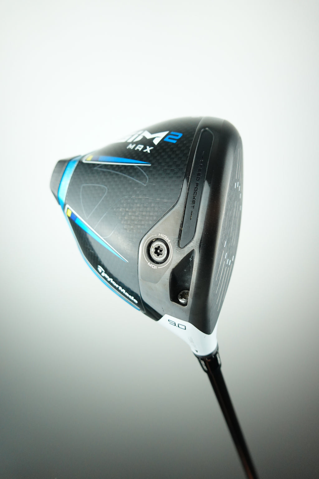 Used Taylormade SIM 2 MAX Driver - 9.0 Degree - Stiff Flex - Right Hand - Tensei CK Series Orange Shaft
