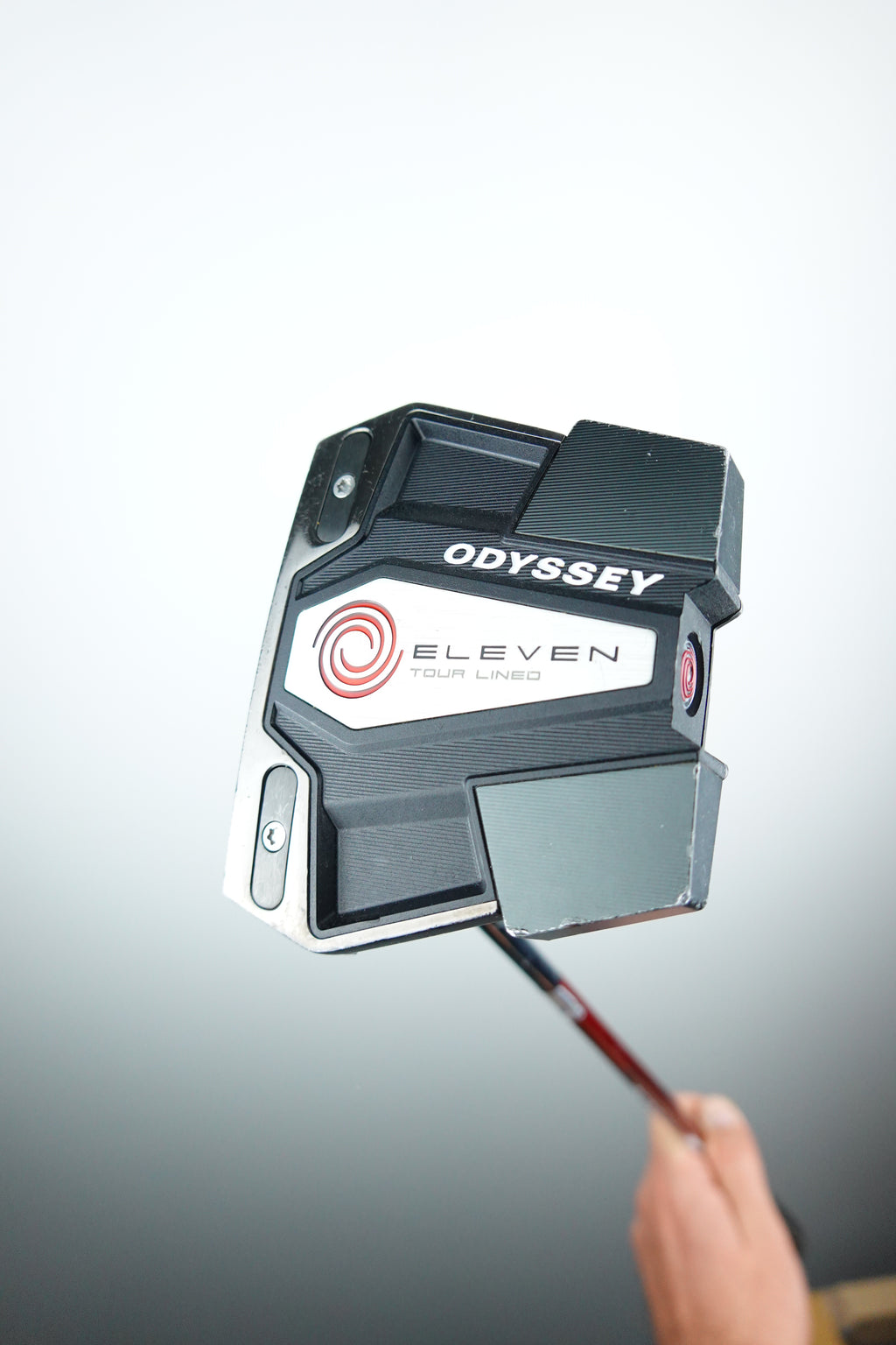 Odyssey Eleven Tour Lined Puter - Left Hand - Stroke Lab Shaft