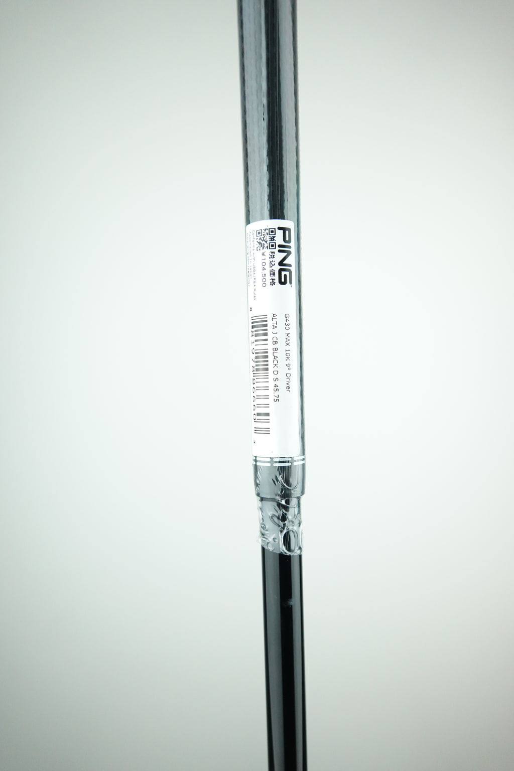 PING G430 MAX 10K Driver - 9 Degree - ALTA JCB S - Stiff - Right Hand