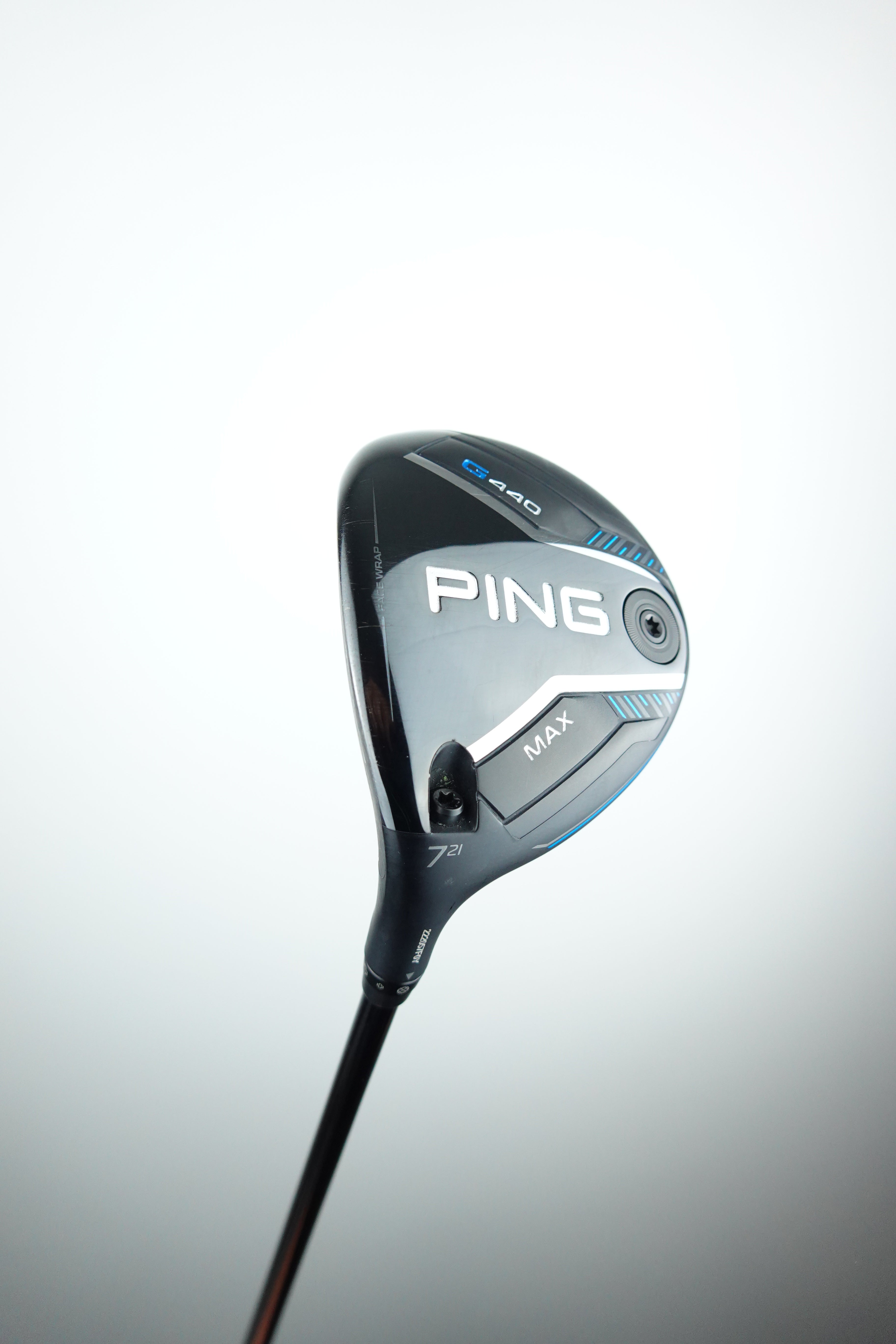 PING G440 MAX 7 Wood - 21 Degree - PING TOUR 2.0 Black 65S - Stiff - Left Hand
