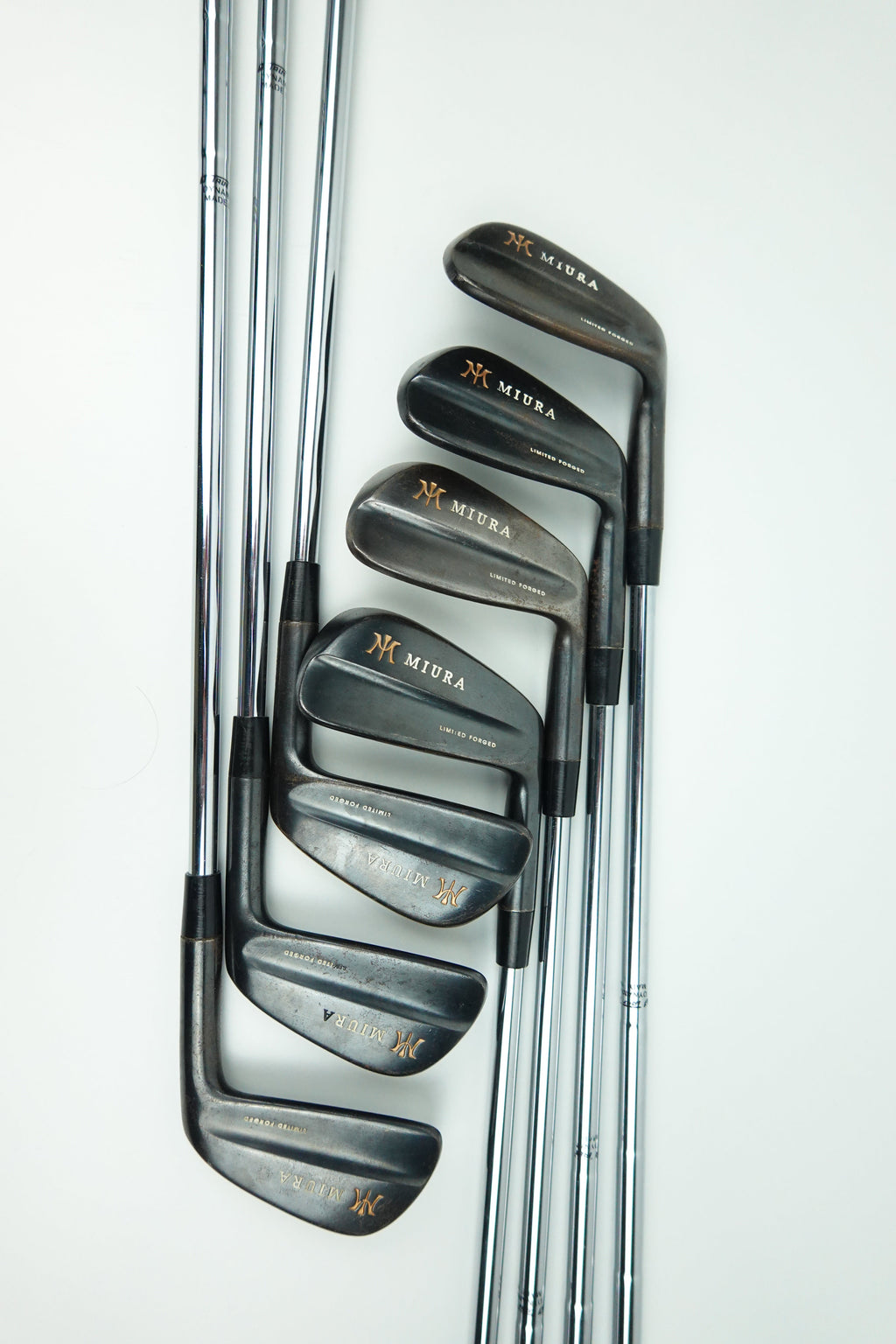 Miura Limited Forged Black 4-PW Iron Set - Dynamic Gold S200 - Stiff - Right Hand