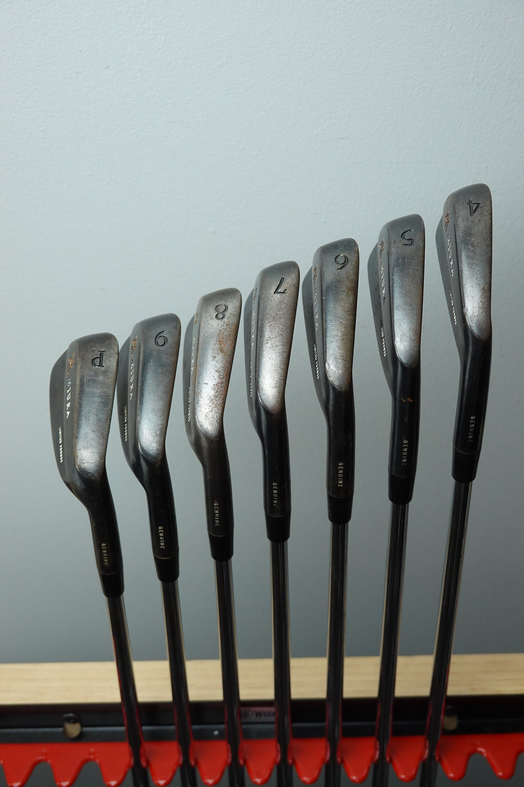 Miura Limited Forged Black 4-PW Iron Set - Dynamic Gold S200 - Stiff - Right Hand