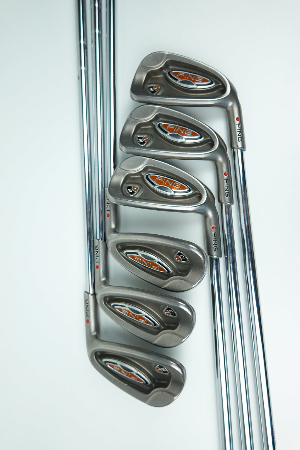 PING i10 Red Dot 5-PW Iron Set - PING AWT S - Stiff - Right Hand