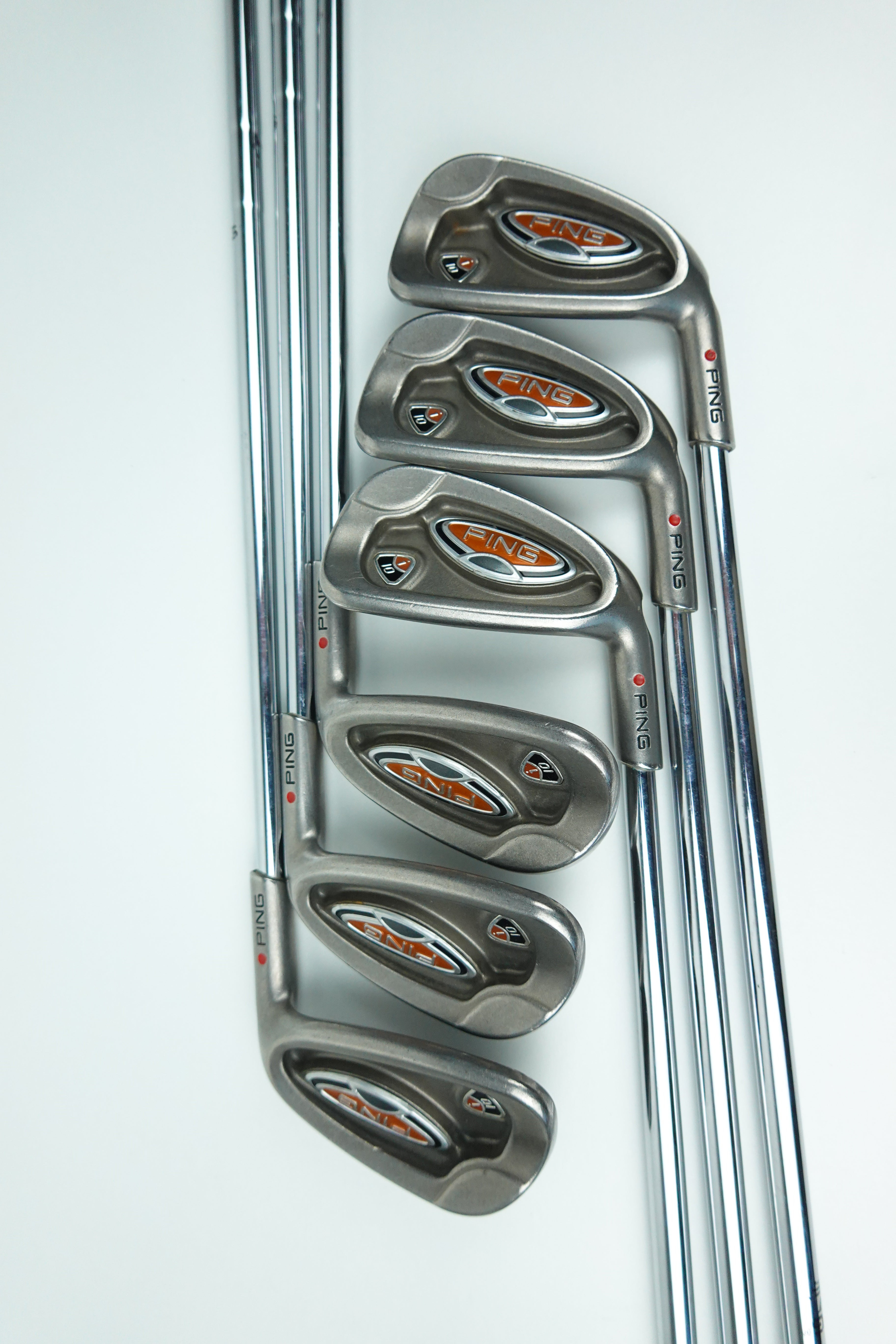 PING i10 Red Dot 5-PW Iron Set - PING AWT S - Stiff - Right Hand
