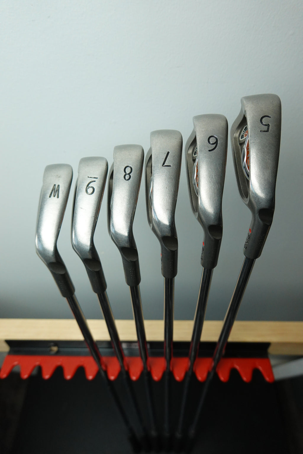 PING i10 Red Dot 5-PW Iron Set - PING AWT S - Stiff - Right Hand
