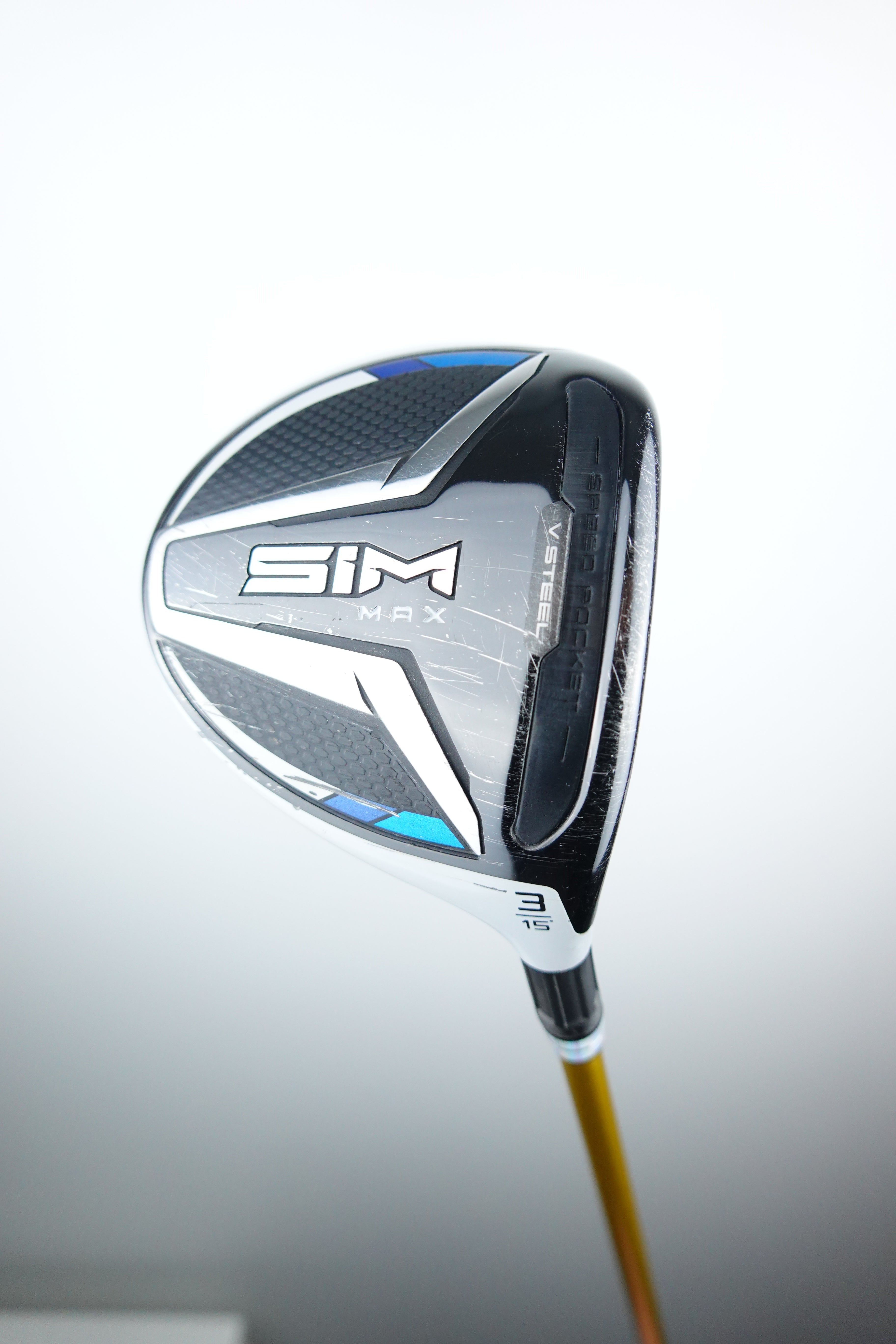 TaylorMade SIM MAX 3 Wood - 15 Degree - Fujikura Type-X ROMBAX 65R - Regular - Right Hand