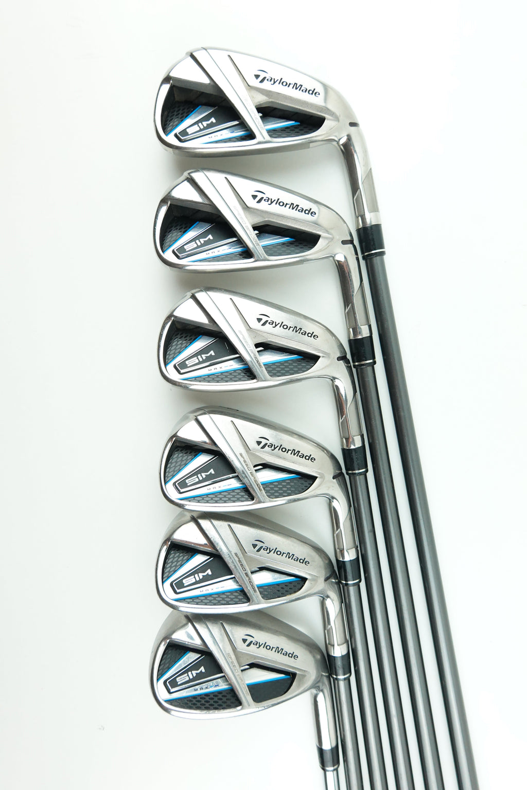 TaylorMade SIM MAX 6-PW + SW - TM 60 R Graphite + SW KBS R 85 TOUR - Regular - Right Hand